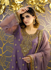 Chic purple Attire
