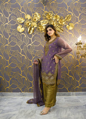 Chic purple Attire