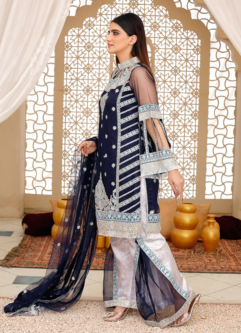 Regal Navy Attire