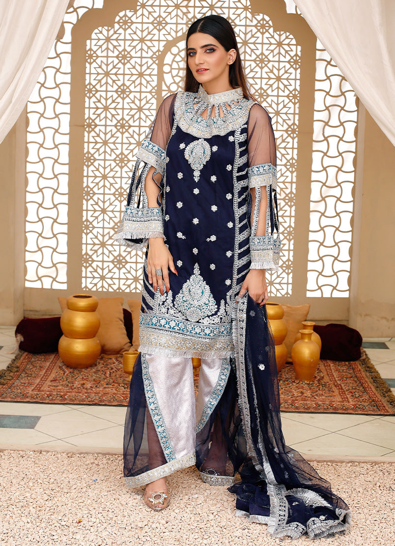 Regal Navy Attire