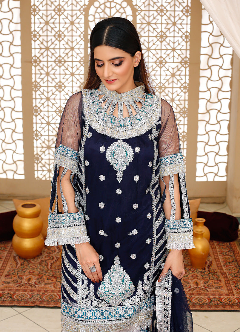 Regal Navy Attire