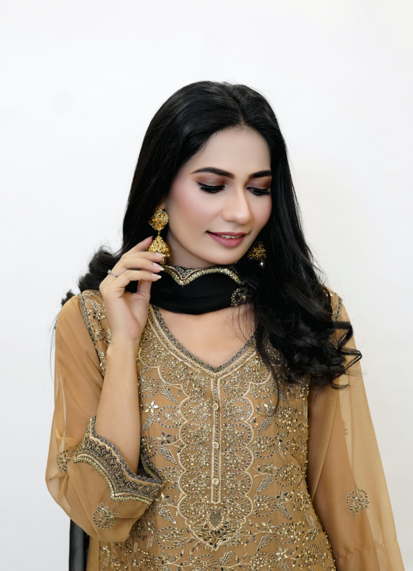 Pale brown elagance Attire