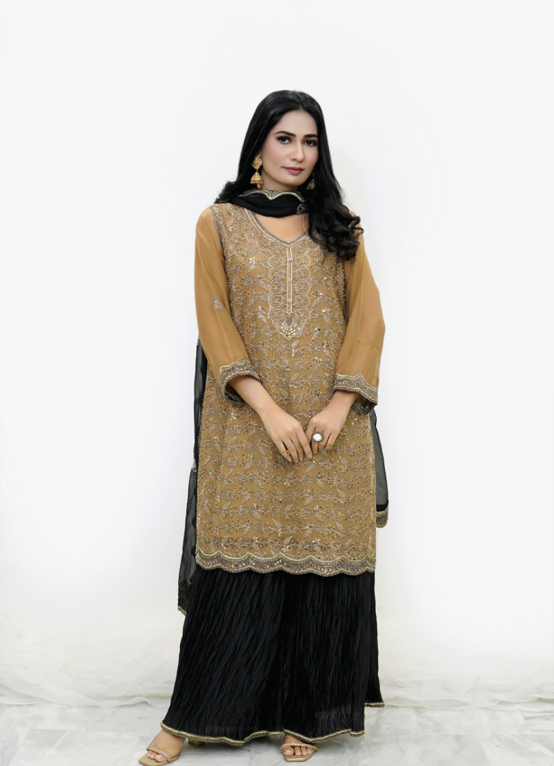 Pale brown elagance Attire