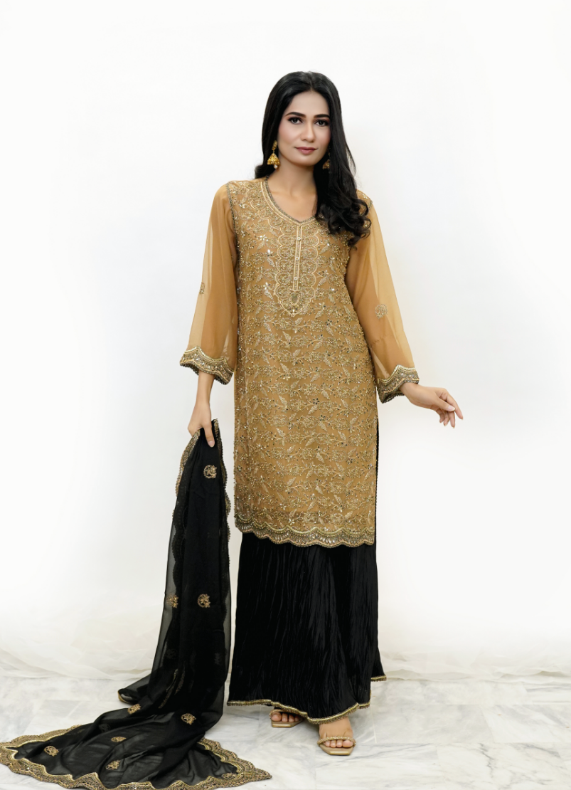 Pale brown elagance Attire