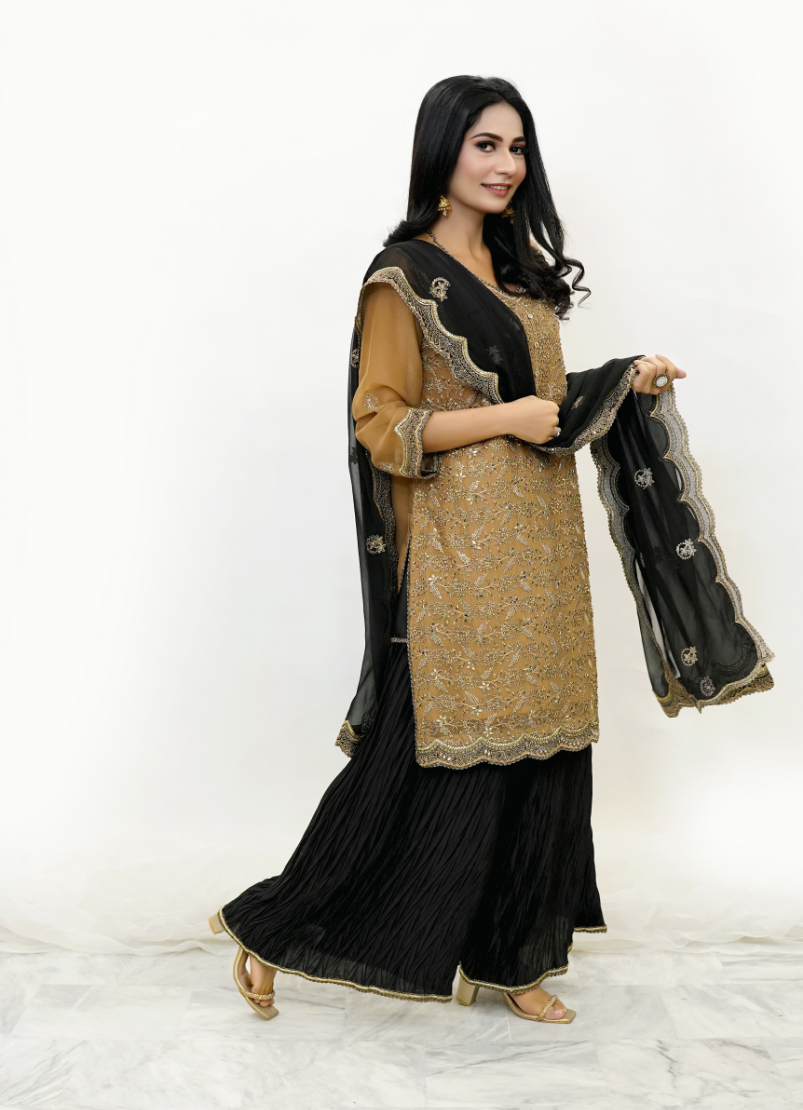 Pale brown elagance Attire