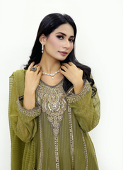 Green Elegance Attire
