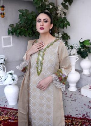 Alternative view of Unstitched 3 PC