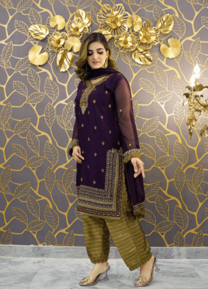 Alternative view of Purple Attire