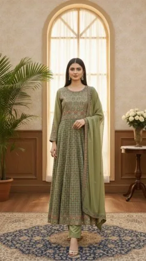 Alternative view of Olive Charm Maxi